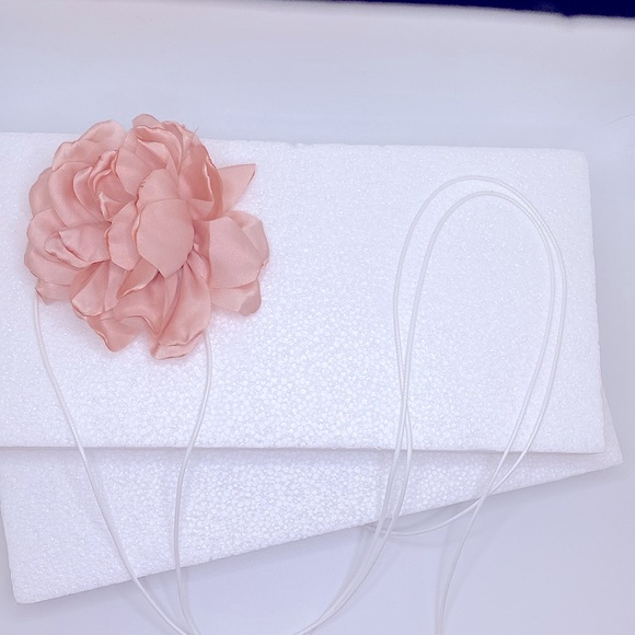 Boho Pink Flower Choker Necklace Rose Sexy Flower Collar Choker Date Night - Picture 7 of 10